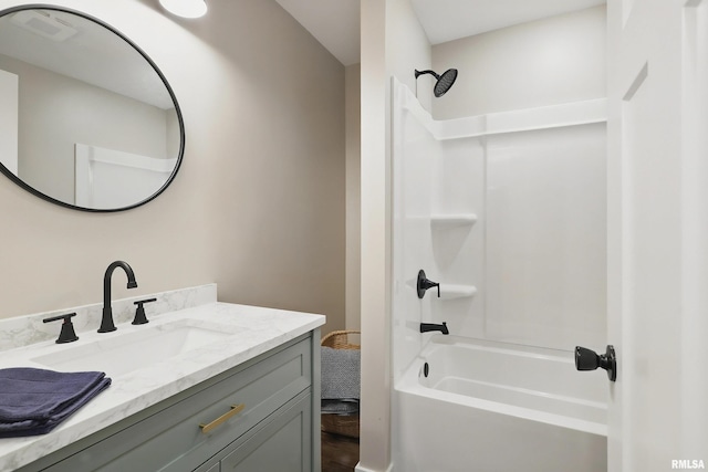3610 Tam-O-Shanter Dr, Bettendorf, IA 52722 - bathroom with bathing tub / shower combination and vanity