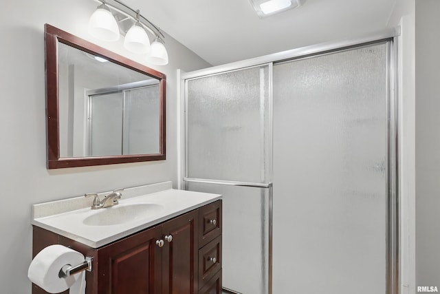 3610 Tam-O-Shanter Dr, Bettendorf, IA 52722 - bathroom with vanity and a shower stall