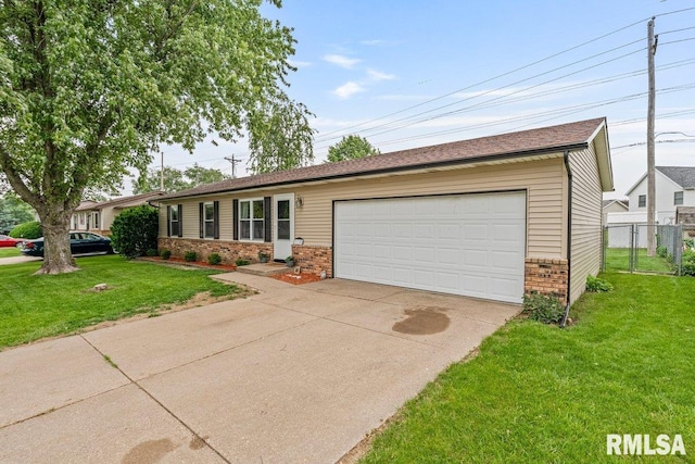 3115 W 63rd St, Davenport, IA 52806 - ranch-style house featuring brick siding, driveway, and a garage
