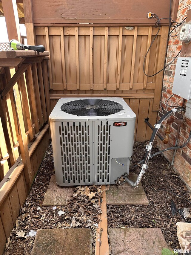 690 Railroad St, Tamms, IL 62988 - exterior view of central AC unit