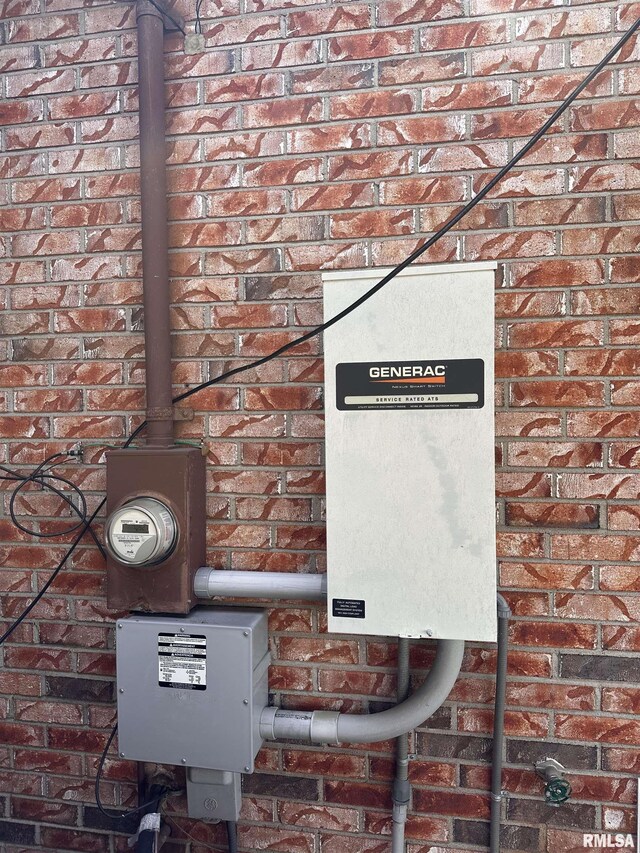 690 Railroad St, Tamms, IL 62988 - utility room featuring electric meter