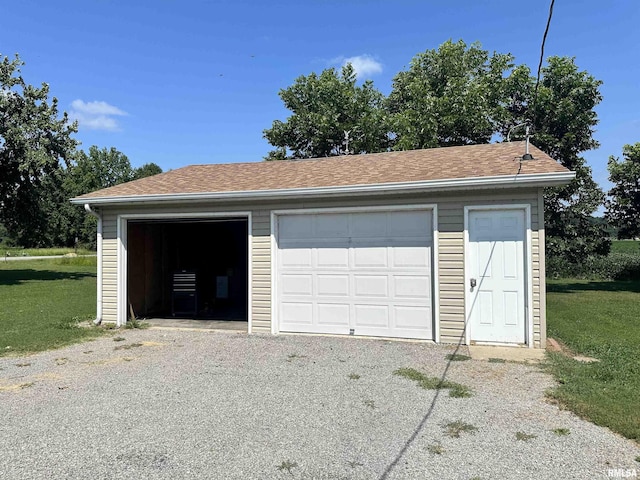 690 Railroad St, Tamms, IL 62988 - view of detached garage