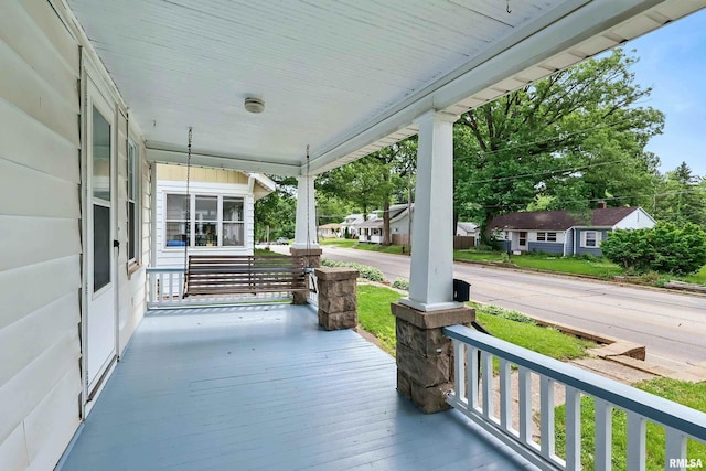 2947 12th Ave, Moline, IL 61265 - view of wooden porch