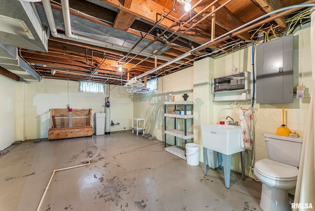 605 SW 5th Ave, Aledo, IL 61231 - basement featuring a water softener system