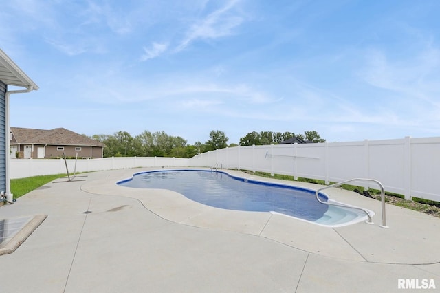18101 271st St, Long Grove, IA 52756 - view of pool with a fenced backyard and a patio area