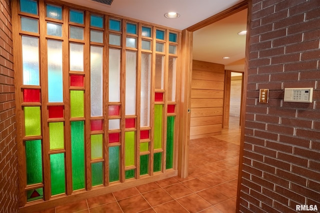7 Sharon Ln, Fulton, IL 61252 - hallway featuring tile patterned floors and recessed lighting