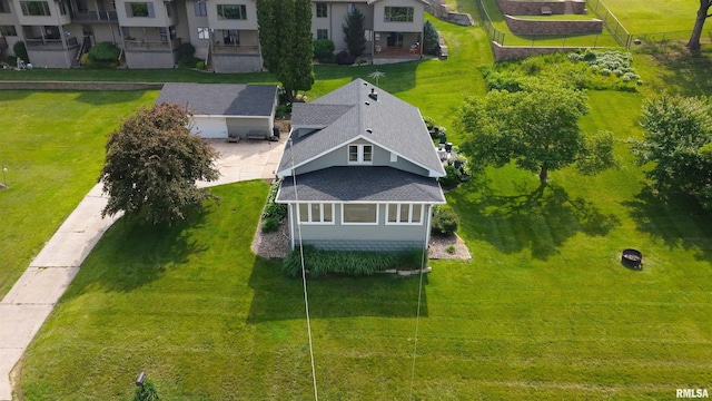 115 4th St, Fulton, IL 61252 - aerial view of property and surrounding area