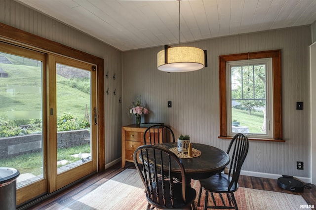 115 4th St, Fulton, IL 61252 - dining room featuring wood finished floors and baseboards