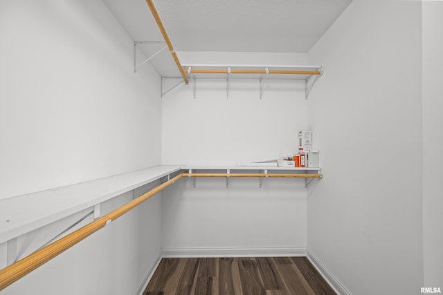 6365 Friendship Path, Bettendorf, IA 52722 - walk in closet featuring dark wood-type flooring