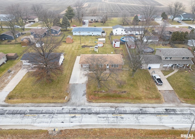 2678 170th Ave, Sherrard, IL 61281 - aerial perspective of suburban area