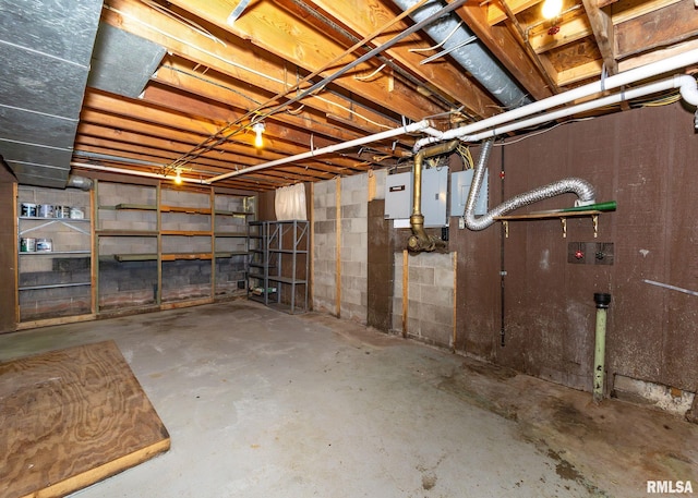 2678 170th Ave, Sherrard, IL 61281 - unfinished basement featuring electric panel