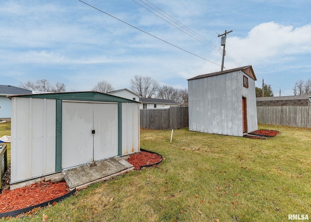 2678 170th Ave, Sherrard, IL 61281 - view of shed with a fenced backyard
