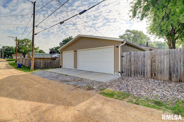 2410 Barker St, Clinton, IA 52732 - view of detached garage