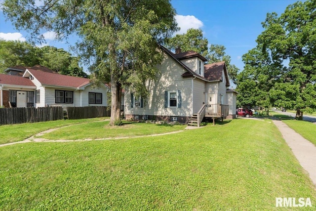 1045-1047 12th St, Rock Island, IL 61201 - view of front of house with a chimney
