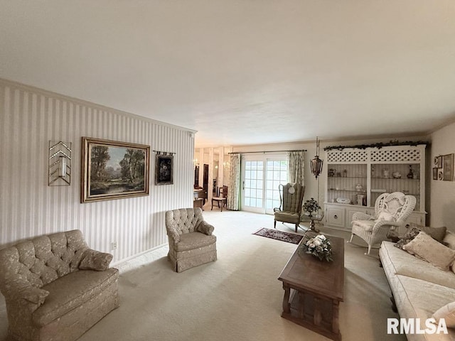 1701 Julianne Dr, Marion, IL 62959 - living area featuring carpet