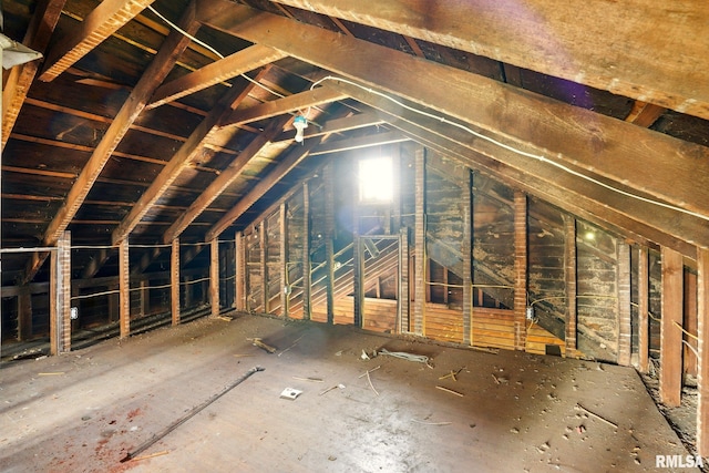 1108 Brown St, Davenport, IA 52804 - view of attic