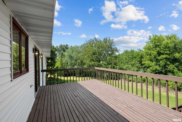 3796 160th St, Bryant, IA 52727 - view of deck