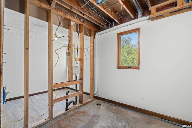 3796 160th St, Bryant, IA 52727 - below grade area featuring baseboards