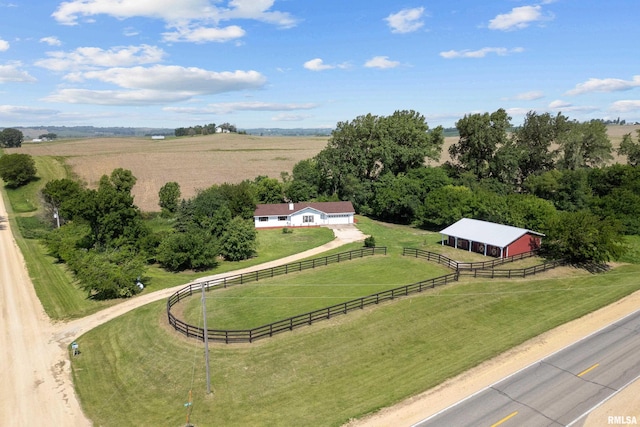 3796 160th St, Bryant, IA 52727 - aerial view of sparsely populated area with a pastoral area
