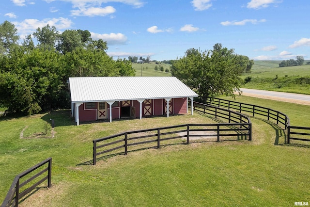 3796 160th St, Bryant, IA 52727 - horse barn with a rural view