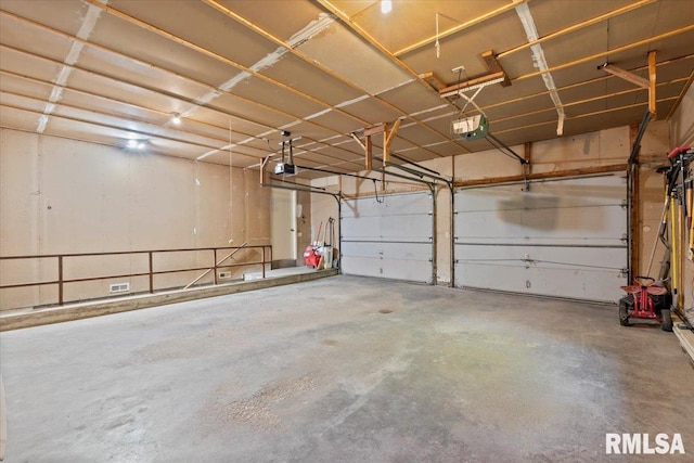 4319 7th Ave, Moline, IL 61265 - garage with a garage door opener