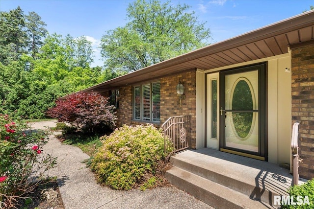 4319 7th Ave, Moline, IL 61265 - doorway to property with brick siding