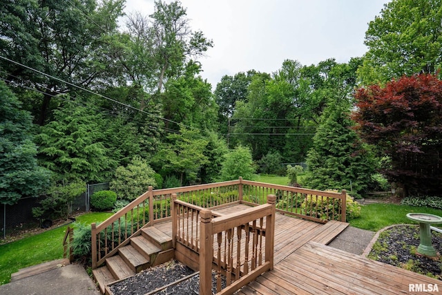 3626 15th Avenue Ct, Moline, IL 61265 - view of wooden terrace