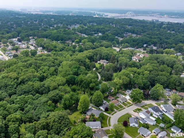 3626 15th Avenue Ct, Moline, IL 61265 - drone / aerial view of a heavily wooded area