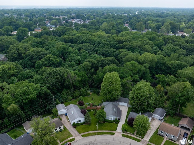 3626 15th Avenue Ct, Moline, IL 61265 - aerial view of residential area featuring a forest