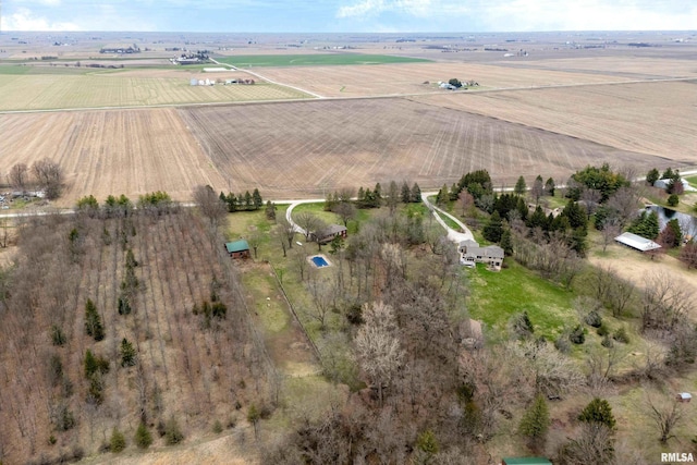 3770 153rd St, Blue Grass, IA 52726 - view of property location featuring rural landscape and rows of crops