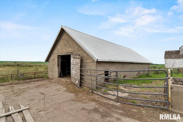 3292 110th St, Stockton, IA 52769 - view of outbuilding featuring an exterior structure