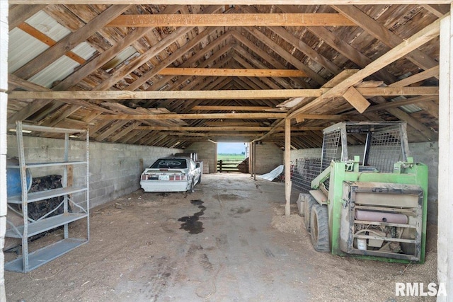 3292 110th St, Stockton, IA 52769 - interior space featuring an exterior structure