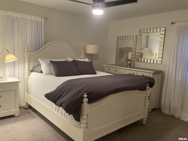 1862 53rd St, Moline, IL 61265 - carpeted bedroom featuring ceiling fan