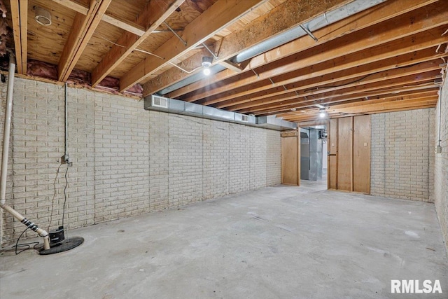 3611 75th St, Moline, IL 61265 - view of unfinished basement