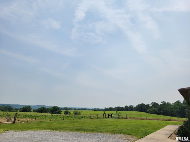 313 Double C Farm Ln, Dongola, IL 62964 - view of yard featuring a rural view