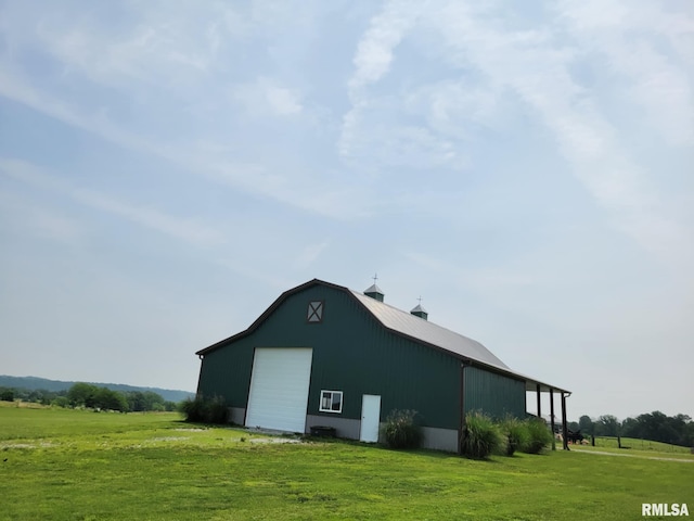 313 Double C Farm Ln, Dongola, IL 62964 - view of barn with a yard