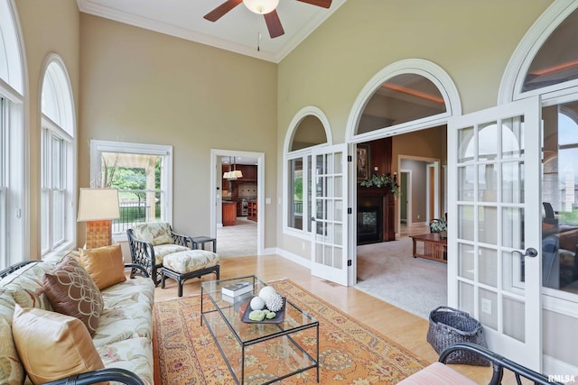 11 Sandstone Ct, Le Claire, IA 52753 - sunroom / solarium featuring french doors