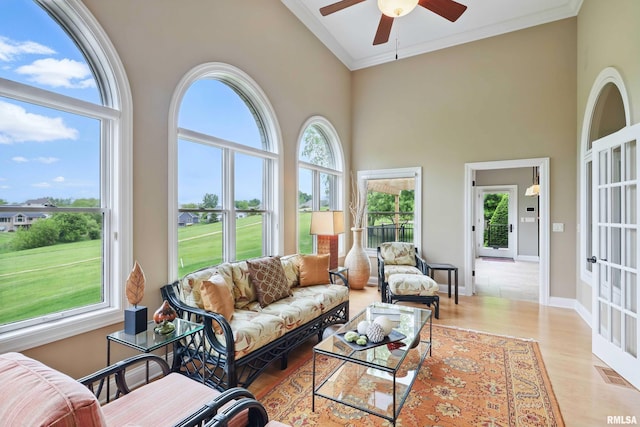 11 Sandstone Ct, Le Claire, IA 52753 - sunroom with vaulted ceiling