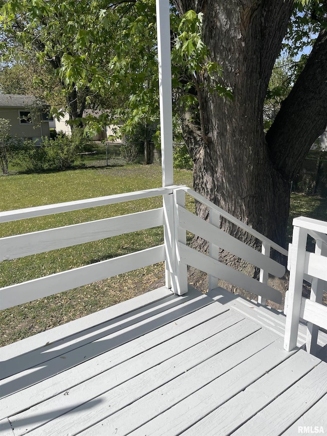 1951 Bristol Dr, Bettendorf, IA 52722 - view of wooden terrace