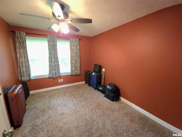1401 Glopen Rd, Carbondale, IL 62901 - unfurnished room featuring ceiling fan and carpet