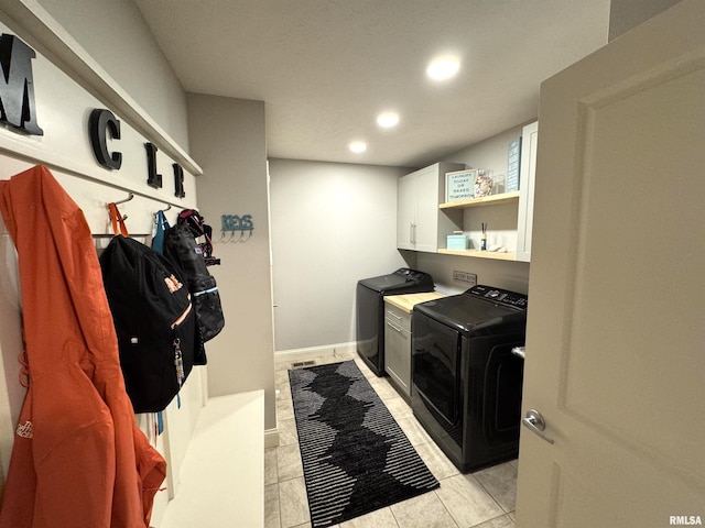 10509 N Butterfly Dr, Dunlap, IL 61525 - washroom with independent washer and dryer, cabinet space, and recessed lighting