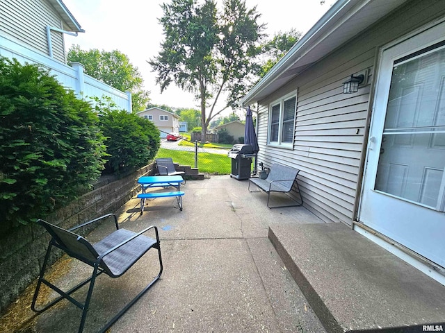 315 Colony Dr, Davenport, IA 52806 - view of patio / terrace featuring grilling area
