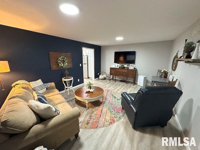 1144 Brookview Dr, De Witt, IA 52742 - living room with wood finished floors and recessed lighting
