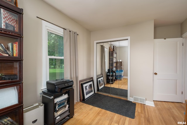 13524 US Route 67, Milan, IL 61264 - home office with light wood-style floors and baseboards