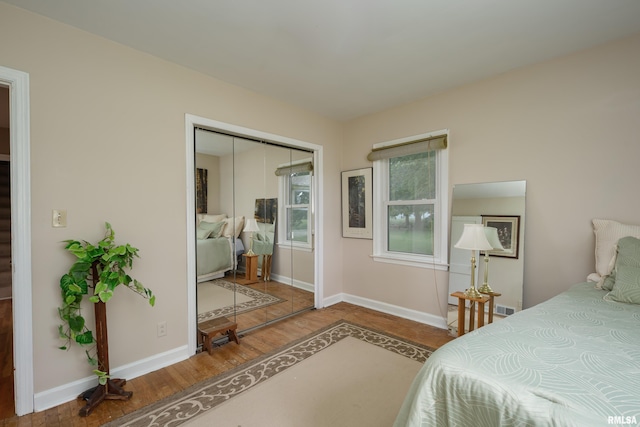 13524 US Route 67, Milan, IL 61264 - bedroom with wood finished floors and a closet