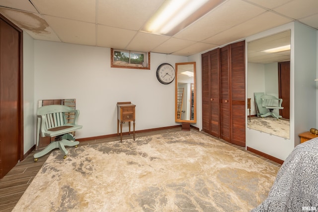 13524 US Route 67, Milan, IL 61264 - bedroom with a drop ceiling and a closet