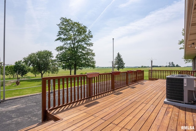 20425 20th Ave, Stockton, IA 52769 - deck featuring a lawn