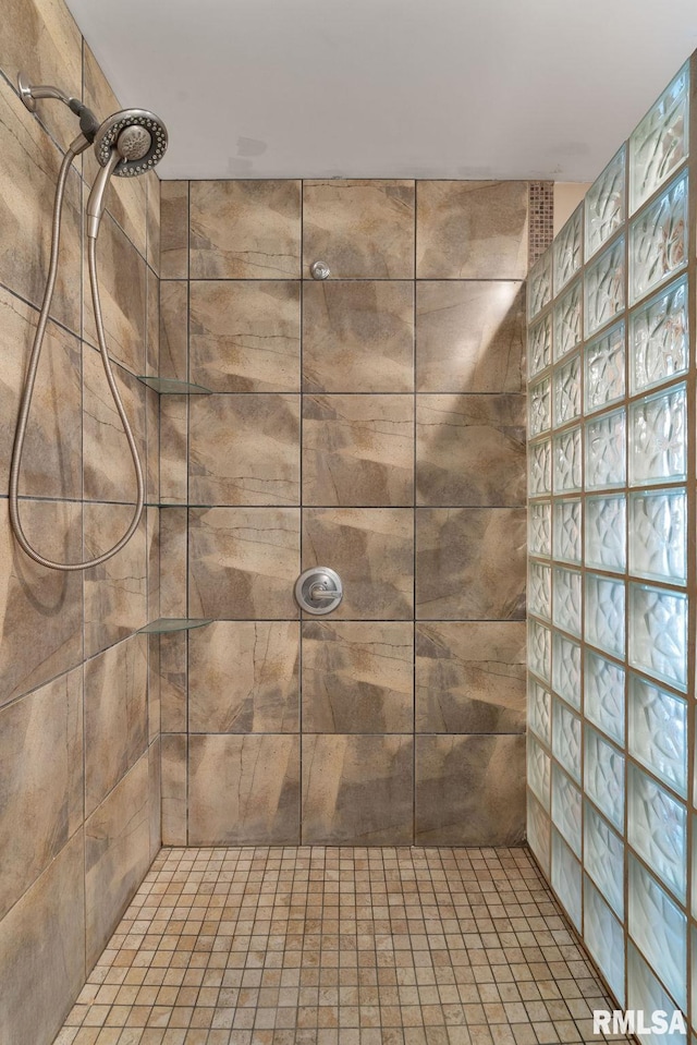 3473 270th St, De Witt, IA 52742 - bathroom featuring a tile shower