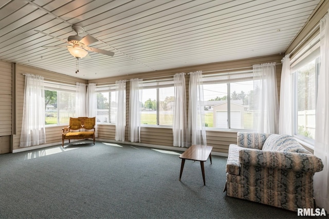 1031 15th Pl, Camanche, IA 52730 - sunroom with carpet