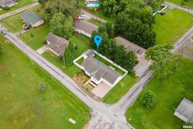 1321 N 7th St, Herrin, IL 62948 - aerial perspective of suburban area